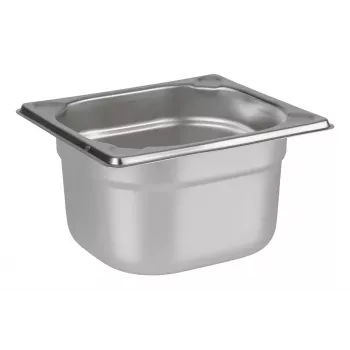APS GN 1/6 Recipiente 176 x 162 x 100 mm, Aço inoxidável cromo-níquel, polido eletroliticamente, 2,1 L 81604