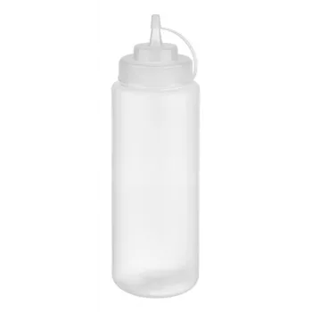 APS Garrafa doseadora 1025 ml Transparente Polietileno com tampa de rosca e tampa de fecho - 1 unid. (93259)