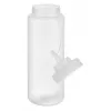 APS Garrafa doseadora 1025 ml Transparente Polietileno com tampa de rosca e tampa de fecho - 1 unid. (93259)