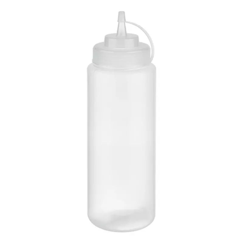 APS Garrafa doseadora 1025 ml Transparente Polietileno com tampa de rosca e tampa de fecho - 1 unid. (93259)