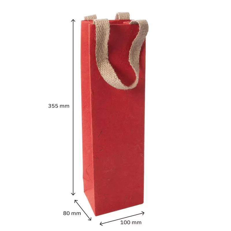 SIGEL Red Coco Sacos de presente de papel, 10 x 35,5 cm, pack de 5 (ET012)