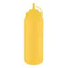 APS Garrafa doseadora 1025 ml Amarelo Polietileno com tampa de rosca e tampa de fecho 93260
