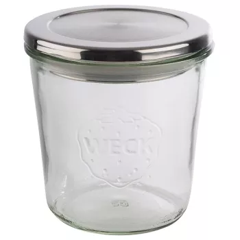 APS Tampa para frascos Weck, aço inoxidável com vedação de borracha, apta para máquina de lavar louça, 1 unid. (82360)
