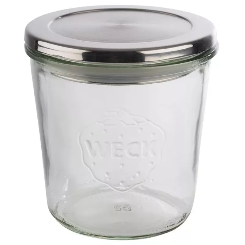 APS Tampa para frascos Weck, aço inoxidável com vedação de borracha, apta para máquina de lavar louça, 1 unid. (82360)