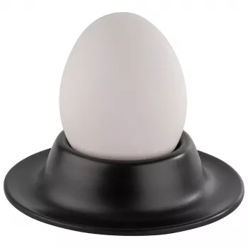 APS Ovos de chocolate, Melamina, Preto, conjunto de 4, 85 mm de diâmetro, 20 mm de altura, apto para máquina de lavar louça (83849)