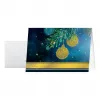 Sigel DS065 Cartões de Natal Golden Glitter com envelopes, DIN A6, 10 unid.