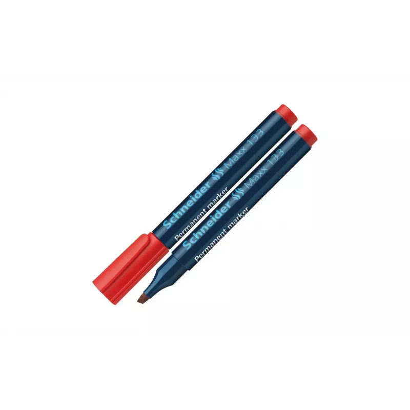 Schneider Maxx 133 Ponta biselada Marcador permanente Vermelho 113302