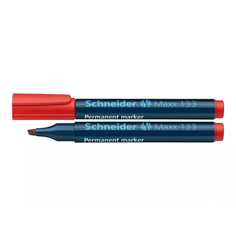 Schneider Maxx 133 Ponta biselada Marcador permanente Vermelho 113302