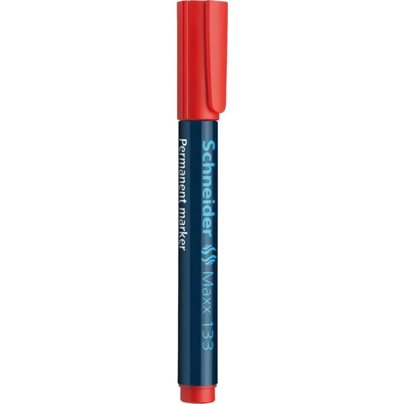 Schneider Maxx 133 Ponta biselada Marcador permanente Vermelho 113302