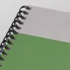 SIGEL Quicknote Impulse Green caderno A5 liso, verde/cinzento capa mole, 160 páginas SN800