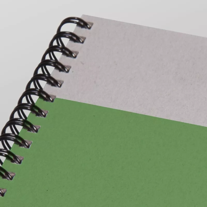 SIGEL Quicknote Impulse Green caderno A5 liso, verde/cinzento capa mole, 160 páginas SN800