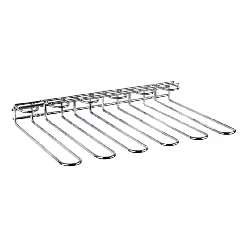 APS prateleira em vidro cromado para 20 copos, montagem na parede, metal 93400