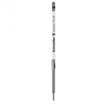 Schneider Express 75 esferográfica – preto metálico aço inoxidável, média 7511