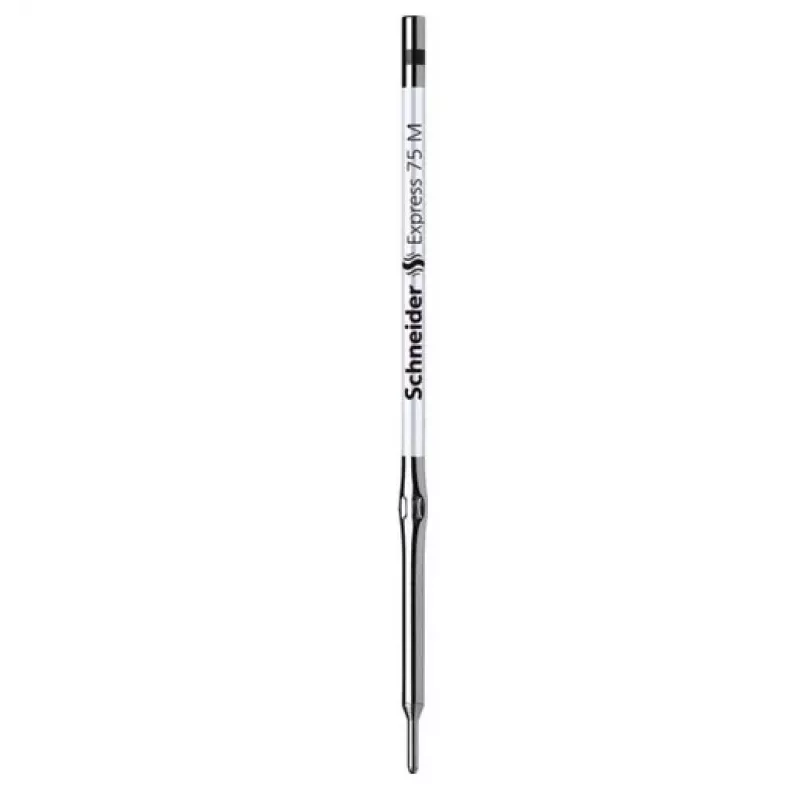 Schneider Express 75 esferográfica – preto metálico aço inoxidável, média 7511