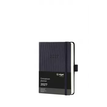 SIGEL Conceptum agenda de bolso 2027 preto C2711
