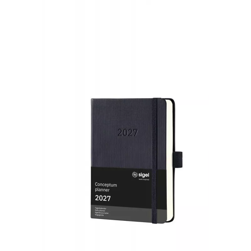 SIGEL Conceptum agenda de bolso 2027 preto C2711