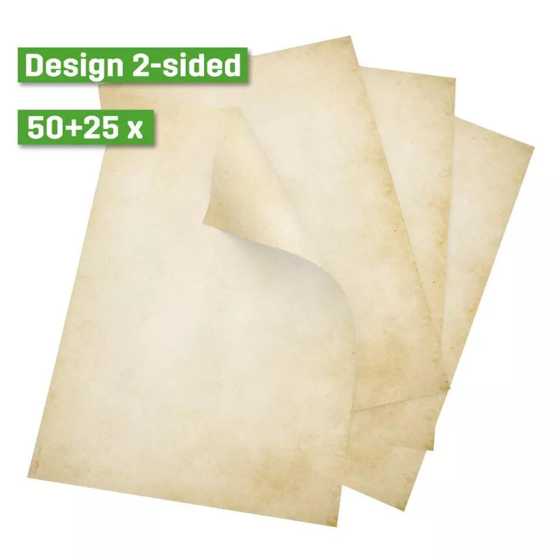 SIGEL DP983 conjunto de papel design vintage DIN A4 90 g/m² bege 75 folhas