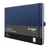 SIGEL Conceptum A4 formato horizontal pontilhado caderno azul-escuro capa dura 132 páginas CO206