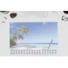 Sigel H6470 resguardo de secretária papel Palm Beach 59,5 x 41 cm 2026-2028 30 folhas