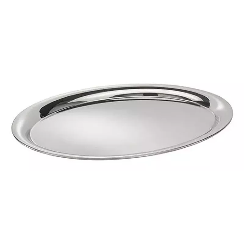 APS travessa KAFFEEHAUS, oval, aço inoxidável, polida de alto brilho, bordo dobrado, 1 unid. (30117)