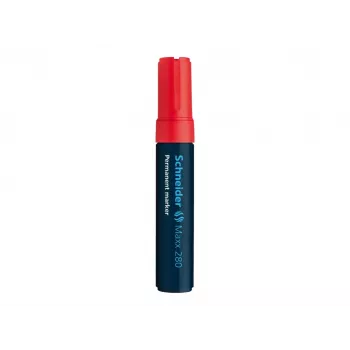 Schneider Maxx 280 marcador permanente vermelho ponta biselada 4-12 mm 128002