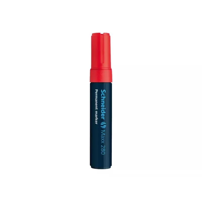 Schneider Maxx 280 marcador permanente vermelho ponta biselada 4-12 mm 128002