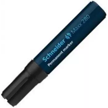 Schneider Maxx 280 Marcador permanente ponta cinzel preto 128001
