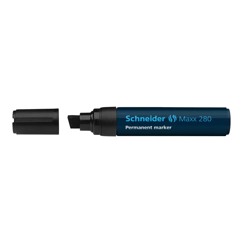 Schneider Maxx 280 Marcador permanente ponta cinzel preto 128001