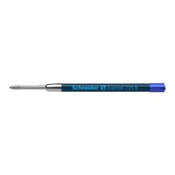 SCHNEIDER Express 735 Recarga de esferográfica, larga (B), azul, Plug & Play, 1 unidade 7373