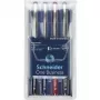 Schneider Edding One Business esferográfica, preto/azul/verde/vermelho, pack de 4 183094