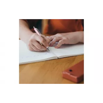 Schneider Slider Rave esferográfica - azul XB, tecnologia Viscoglide, mecanismo de pressão, zona de preensão em borracha 132519