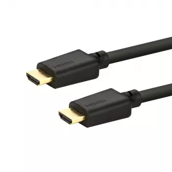 E+P HDC1/1 cabo HDMI Ultra High Speed 1m ficha HDMI de 19 pinos para ficha HDMI de 19 pinos
