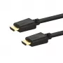 E+P HDC1/1 cabo HDMI Ultra High Speed 1m ficha HDMI de 19 pinos para ficha HDMI de 19 pinos