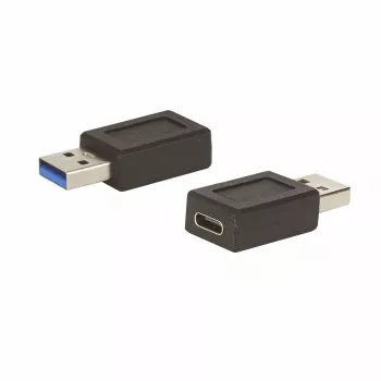 Adaptador compacto E+P CC371 USB-C, ficha USB-A para conector fêmea USB-C