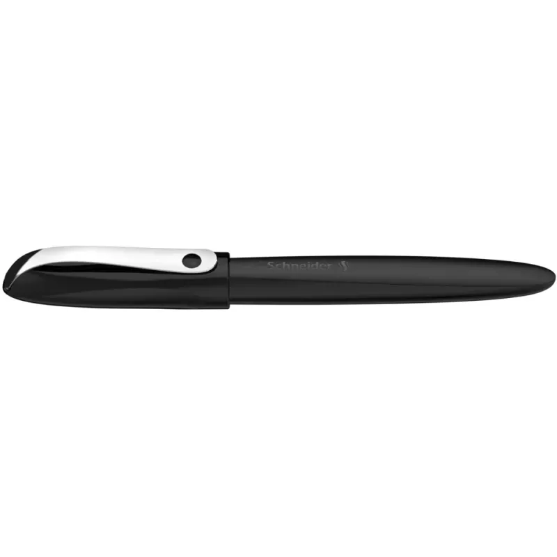 Caneta de tinta permanente Schneider Wavy preta, aparo A para principiantes 162131