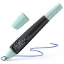 Caneta de gel Schneider Breeze preto-menta 0,6 mm tinta azul (188815)