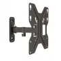 Suporte de parede para TV E+P WHS150 Full-Motion para ecrãs de 32-65 polegadas, VESA 400x400, 35 kg, preto 5625450