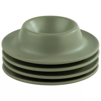 APS EGGY conjunto de 4 ovos de pé, melamina verde, 85 mm de diâmetro, apto para máquina de lavar loiça 85295