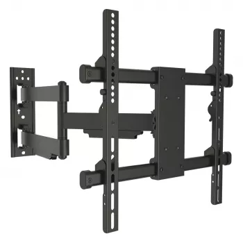 E+P suporte de parede Full-Motion para TVs de 32-65 polegadas, VESA até 400x400, orientável, inclinável, preto 0005625444