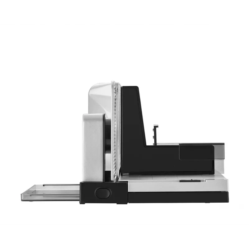 ritter Icaro 5 máquina de cortar elétrica universal, 65 W, 14 mm de espessura de corte, lâmina de aço inoxidável serrilhada de 170 mm, caixa metálica preto/prateado, VDE/GS/CE, classe de proteção II 521.003