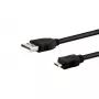 E+P cabo Micro-USB 2.0 B 1m CC549 - preto, transferência de dados 480 Mbps, carregamento 2A 933290