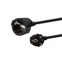 E+P extensão Schuko SV 12 10m preto - 1 tomada