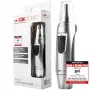 Clatronic NE 3595 aparador de pelos do nariz e das orelhas com luz de precisão, cabeça de corte de aço inoxidável removível (263687)