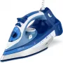 Clatronic DB 3706 ferro de engomar a seco e a vapor base cerâmica azul/branco 2400 W 263858