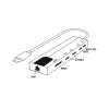 E+P adaptador multiporta USB-C 6-em-1 MPA6 preto/prateado