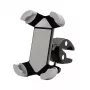 E+P MHB7 suporte de smartphone para bicicleta com braço de fixação ajustável 130-180mm, preto/cinzento
