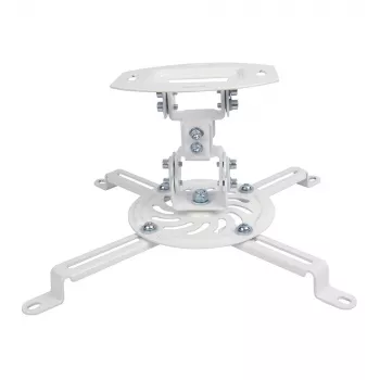 E+P DH 15 suporte de teto para projetor 150 mm, inclinar/orientar/rodar, até 13,5 kg, prateado 1258015