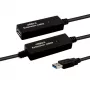 Cabo de extensão USB 3.0 ativo E+P 10 m preto CC380/10 874110