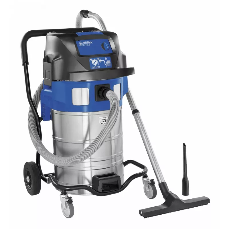 Aspirador de líquidos e pós Nilfisk ATTIX 961-01 70L 3000W azul/prateado 302002900
