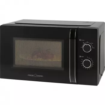 PROFI COOK micro-ondas PC-MW 1354 preto 20L 700W micro-ondas solo